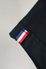 T-shirt homme NEO noir avec logo - détail drapeau made in France