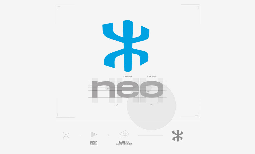 La Marque Neo Le logo, symbole de l’ "Homme libre" dans la langue berbère
