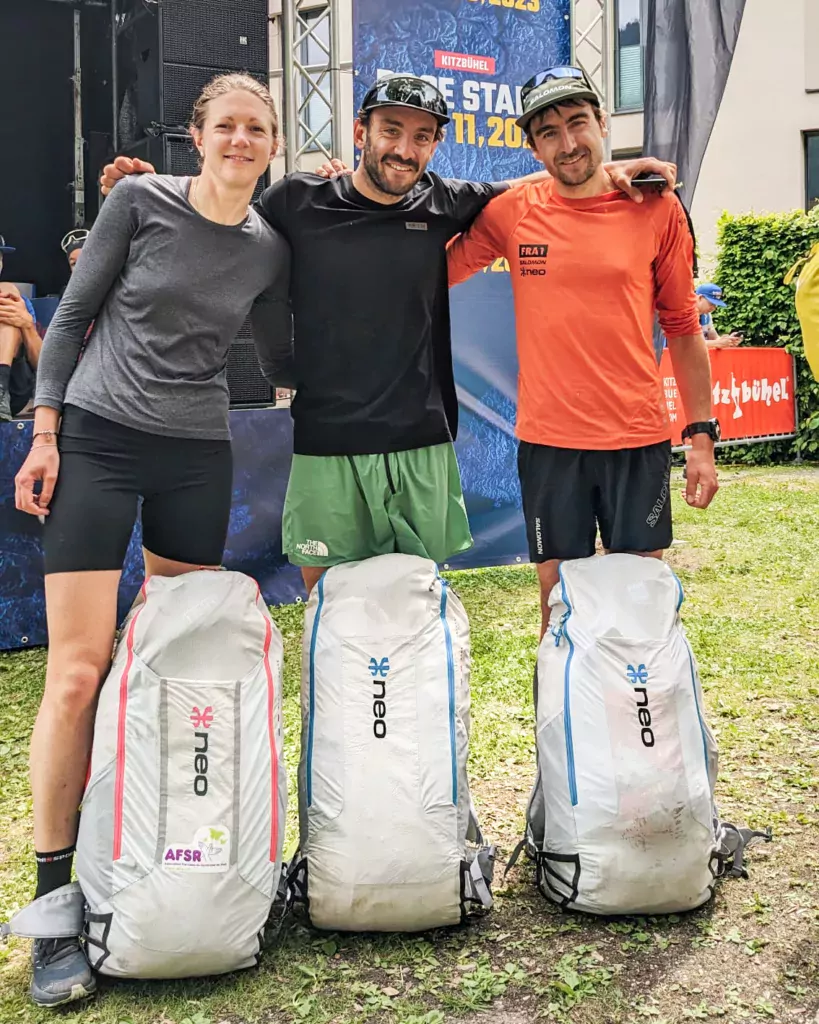 Team NEO - Red Bull X-Alps 2023 - Laurie Genovese, Tim Alongi et Maxime Pinot